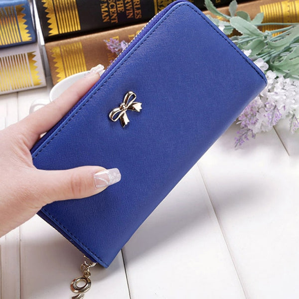 Long Wallet Women Purses Tassel Fashion Coin Purse Card Holder Wallets Female High Quality Clutch Money Bag PU Leather Wallets