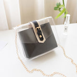 Casual Transparent PVC Jelly Shoulder bags for Women 2019 Brand Travel Handbags Crossbody Mobile Phone Change Purse Ladies Girl