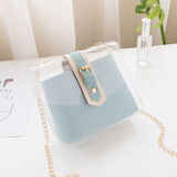 Casual Transparent PVC Jelly Shoulder bags for Women 2019 Brand Travel Handbags Crossbody Mobile Phone Change Purse Ladies Girl