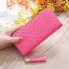Long Wallet Women Purses Tassel Fashion Coin Purse Card Holder Wallets Female High Quality Clutch Money Bag PU Leather Wallets