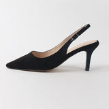 ZHENZHOU Charming Elegant Sexy Multicolor Suede Women's Slingback High Heels Pump/Sandals Shoes Dress Party OL Valentine Shoes