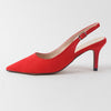 ZHENZHOU Charming Elegant Sexy Multicolor Suede Women's Slingback High Heels Pump/Sandals Shoes Dress Party OL Valentine Shoes