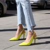 ZHENZHOU Charming Elegant Sexy Multicolor Suede Women's Slingback High Heels Pump/Sandals Shoes Dress Party OL Valentine Shoes