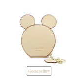 New fashion design Mickey head wallets women wallets small cute cartoon kawaii card holder key chain money bags for girls ladie