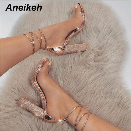 Eilyken 2019 New Designer Print Denim Sandals Roman Sandals High Quality Wedges High Heels Peep-Toe Platform Shoes Woman