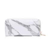 Casual Women Lady Wallets Purses Totes Feminina Marble Patent Leather Clutch Bags Girls Zipper Card Coin Money Holder Pouch Pack