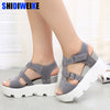 2019 Summer Sandals Shoes Women High Heel Casual Shoes footwear flip flops Open Toe Platform Gladiator Sandals Women Shoes m693