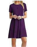 High Quality Fashion Women Black Blue Dress Summer Short Sleeve O-Neck Casual Loose Dress Female Street Plus Size Dress Vestidos
