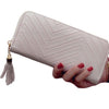 Long Wallet Women Purses Tassel Fashion Coin Purse Card Holder Wallets Female High Quality Clutch Money Bag PU Leather Wallets