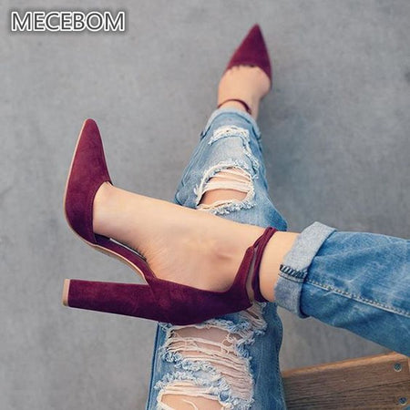 Eilyken 2019 New Designer Print Denim Sandals Roman Sandals High Quality Wedges High Heels Peep-Toe Platform Shoes Woman