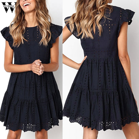 Macheda Fashion Women Solid Spaghetti Straps Backless Sleeveless Sexy Dresses Bottom Length Adjustable Ladies Casual Dress Ne'w
