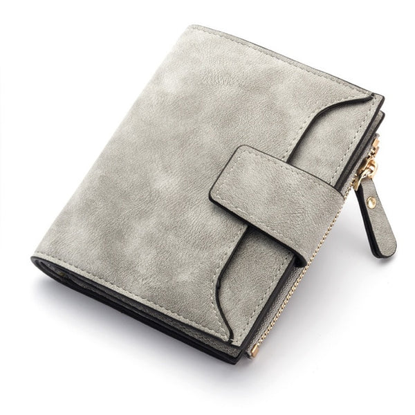 2019 Leather Women Wallet Hasp Small and Slim Coin Pocket Purse Women Wallets Cards Holders Luxury Brand Wallets Designer Purse